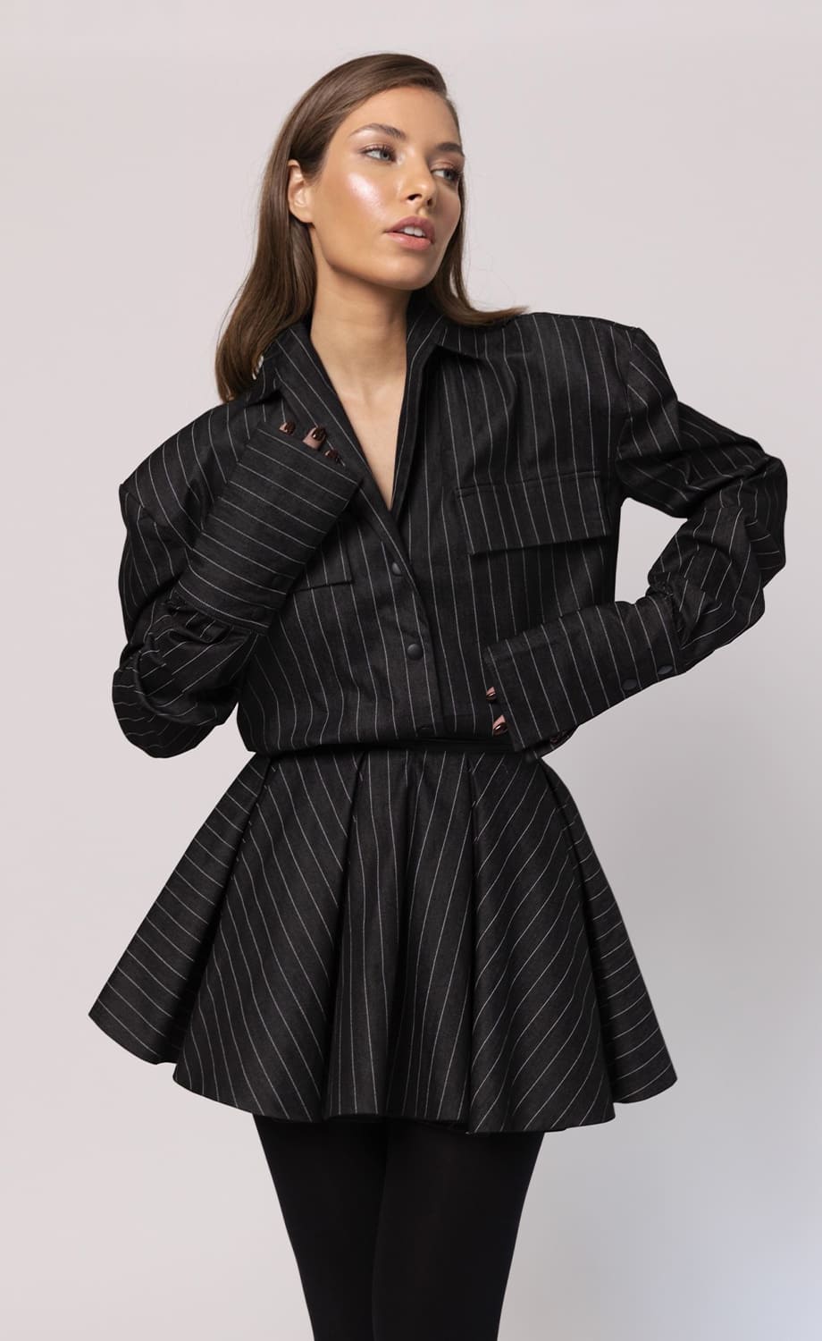 TWO PIECE PINSTRIPE SET - Image 7
