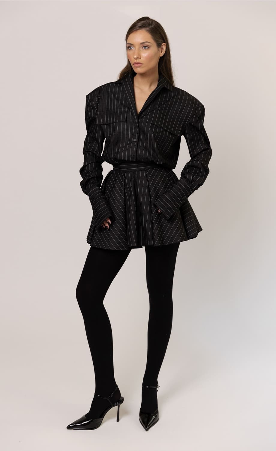 TWO PIECE PINSTRIPE SET - Image 8