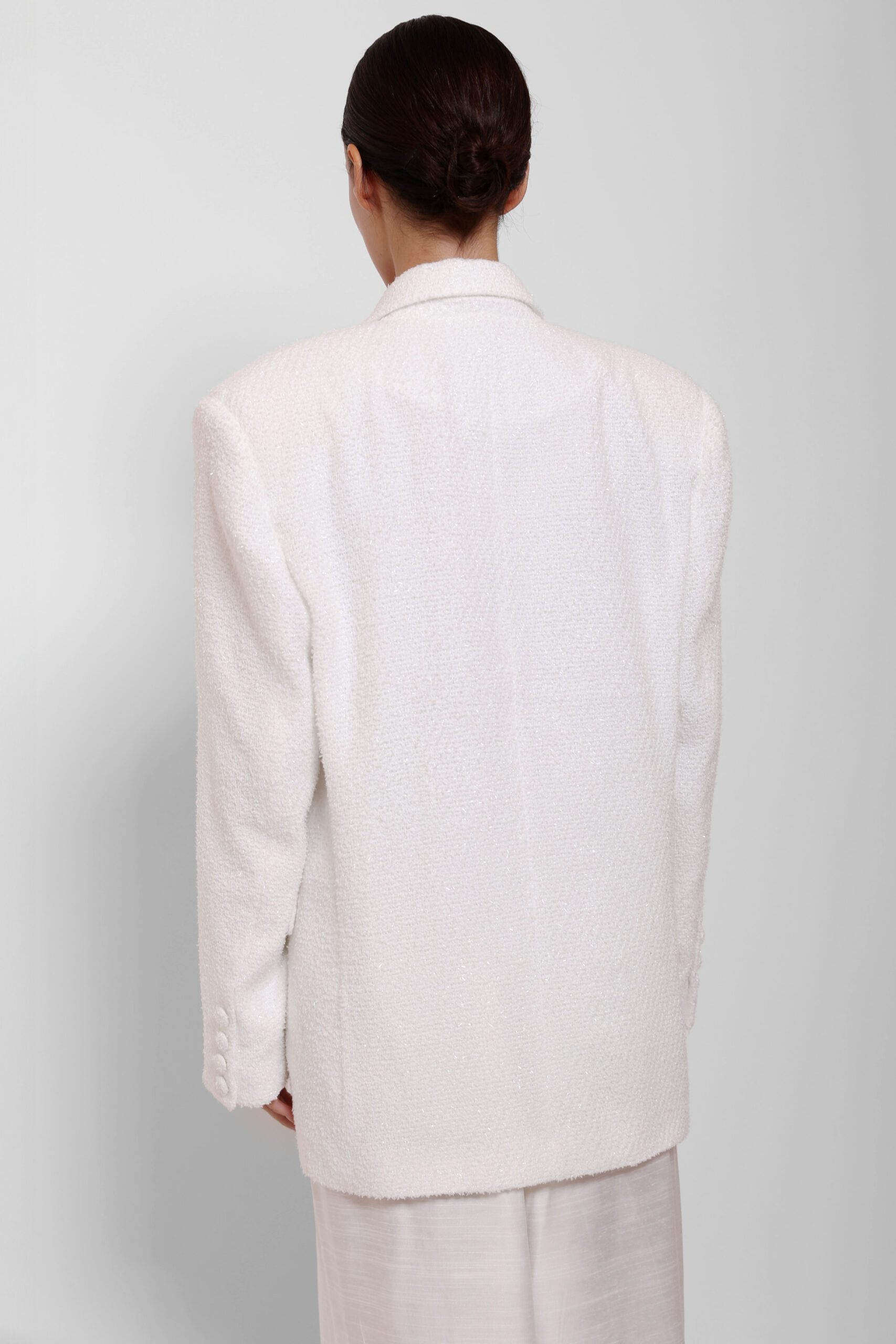 WHITE TWEED BLAZER - Image 13